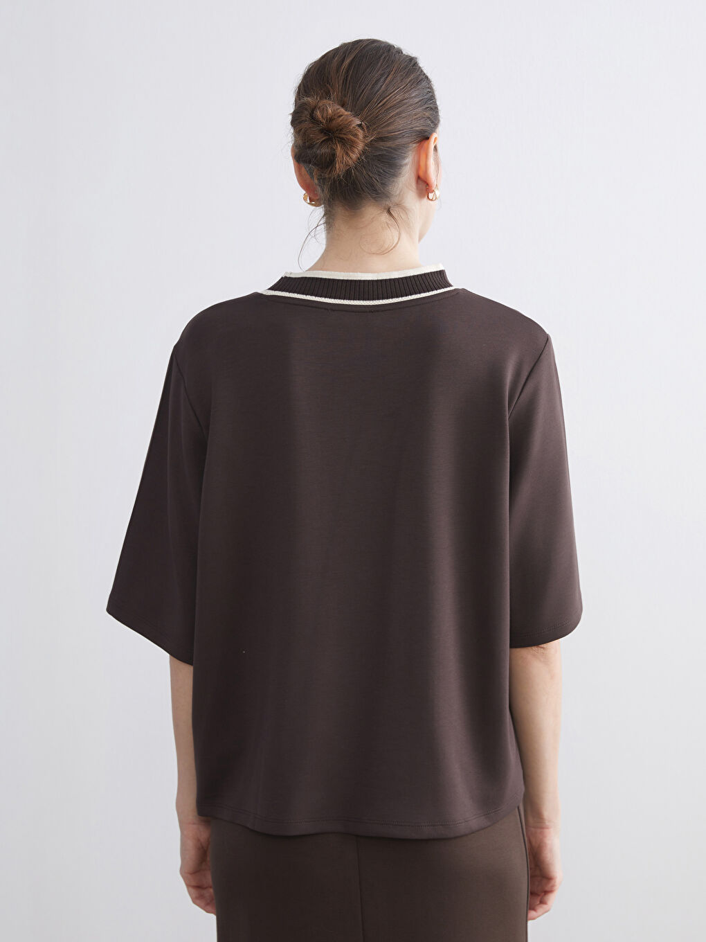 Funnel Neck Women's T-Shirt-4
