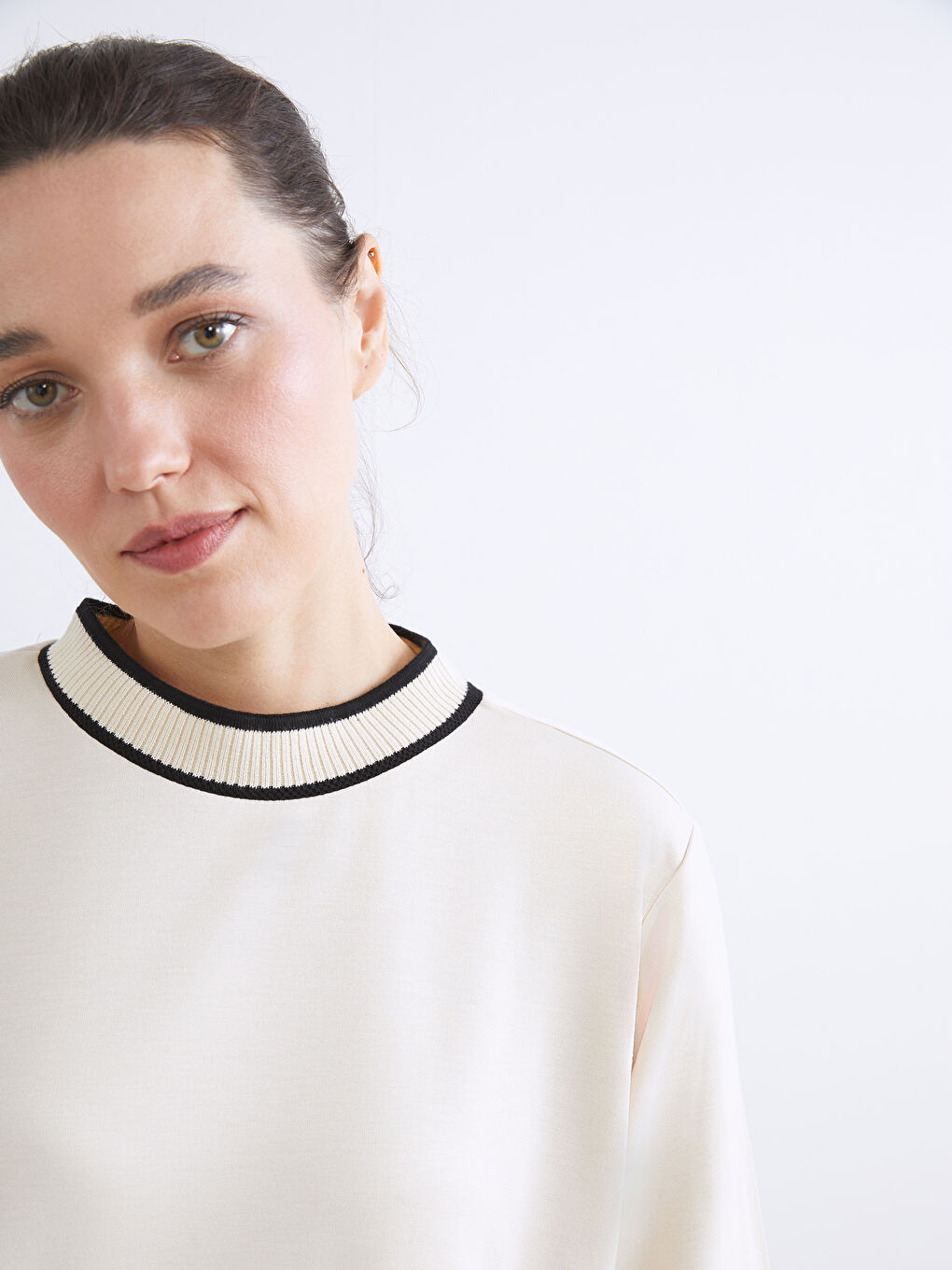 Funnel Neck Women's T-Shirt-3