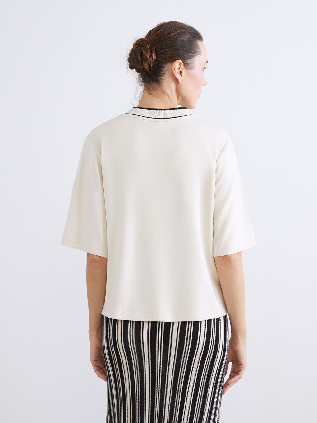 Funnel Neck Women's T-Shirt-4