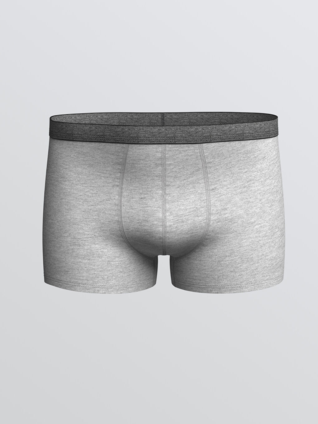 Lacivert Büyük Beden Standart Kalıp Pamuklu Esnek Erkek Boxer 3'lü-2