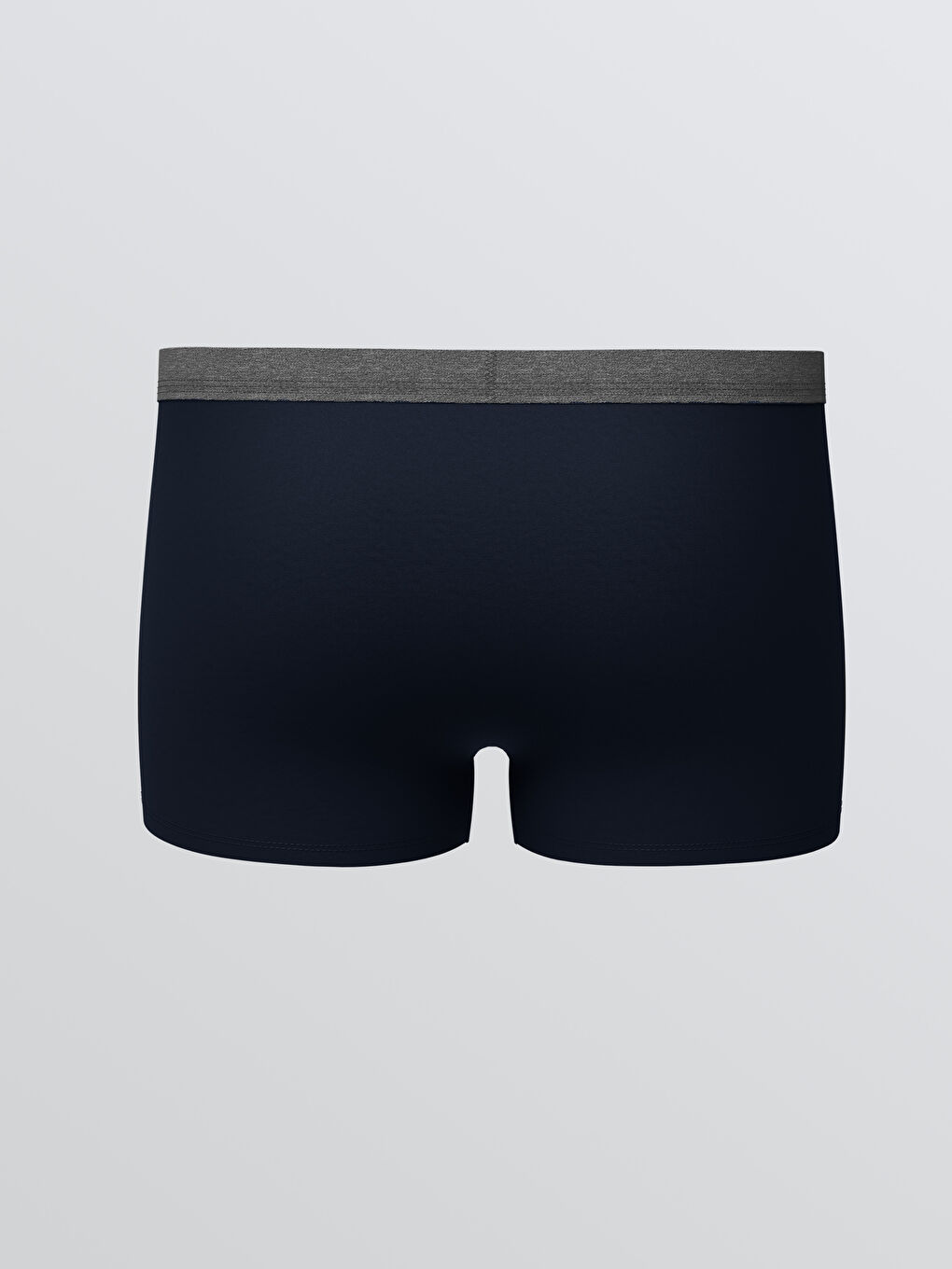 Lacivert Büyük Beden Standart Kalıp Pamuklu Esnek Erkek Boxer 3'lü-3