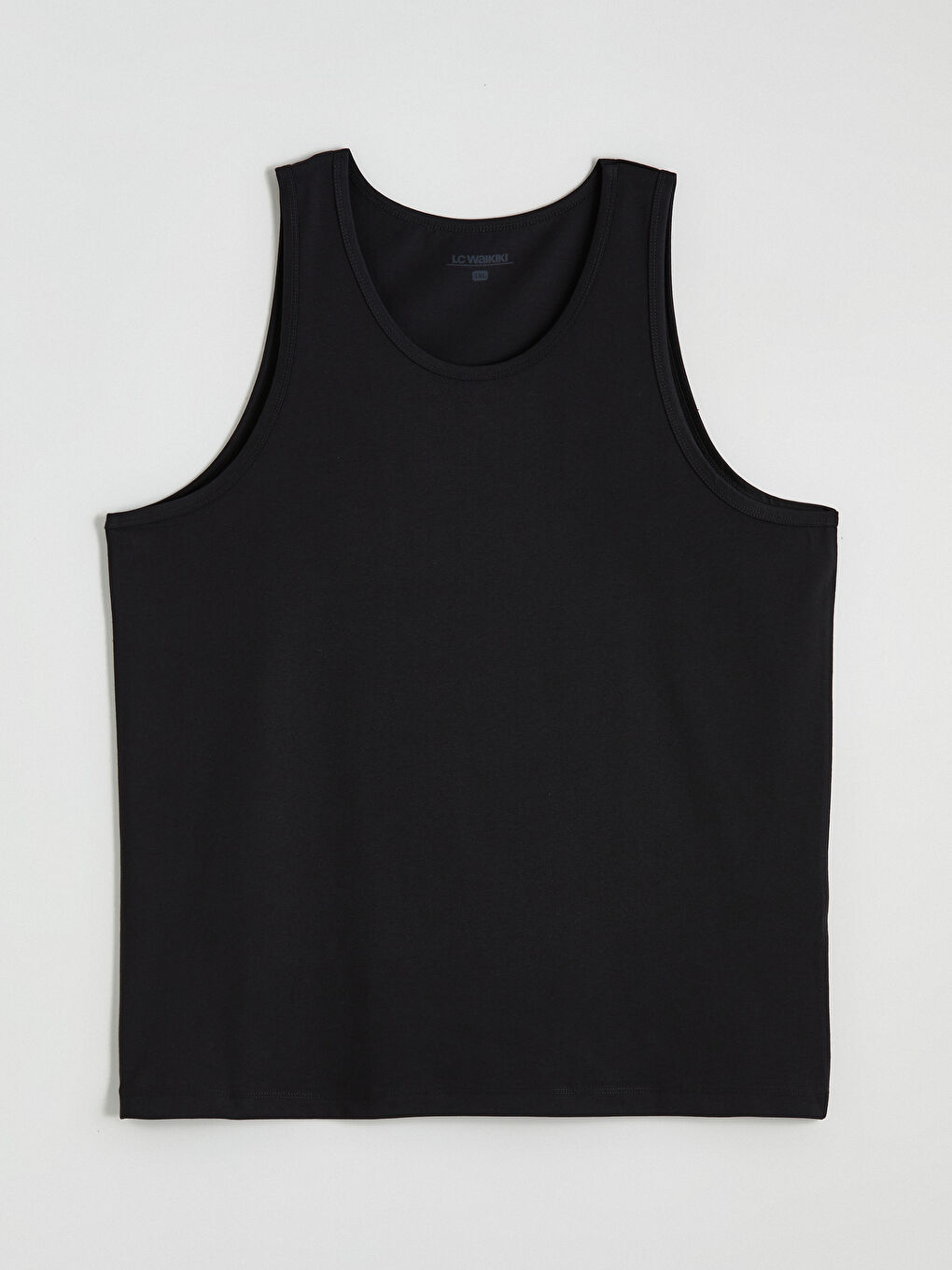 Siyah U Yaka Penye Erkek Atlet