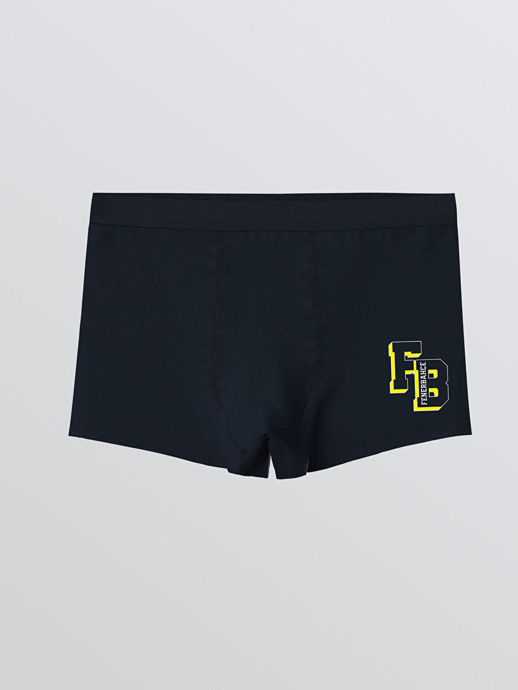 Lacivert Fenerbahçe Baskılı Erkek Çocuk Boxer 2'li-1