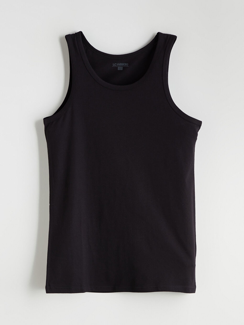 Siyah U Yaka Penye Erkek Atlet 5'li-9