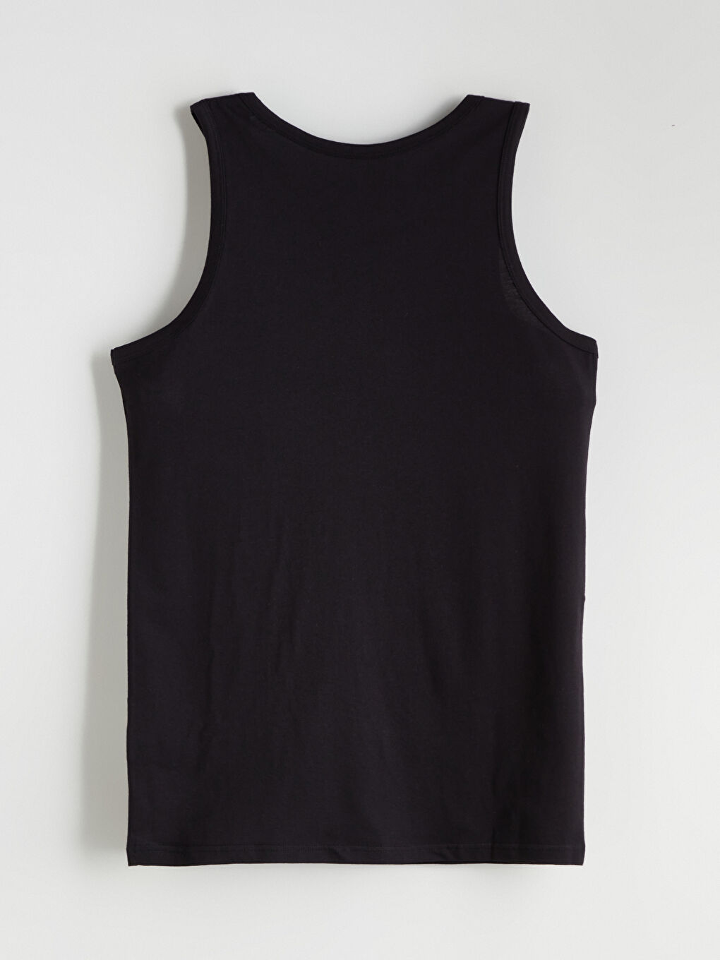 Siyah U Yaka Penye Erkek Atlet 5'li-10