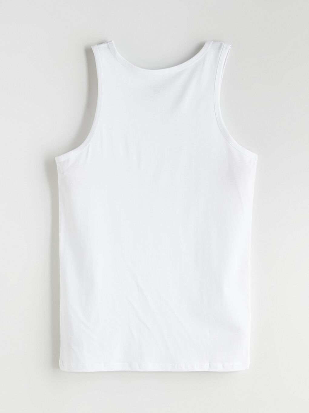 Beyaz U Yaka Penye Erkek Atlet 5'li-10