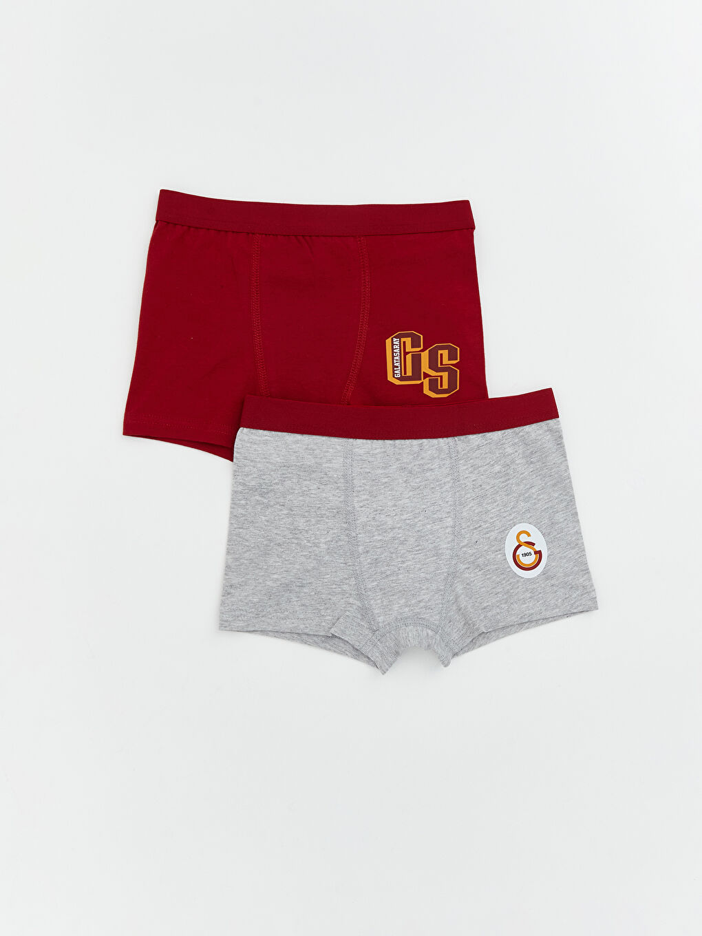 Kırmızı Galatasaray Baskılı Erkek Çocuk Boxer 2'li