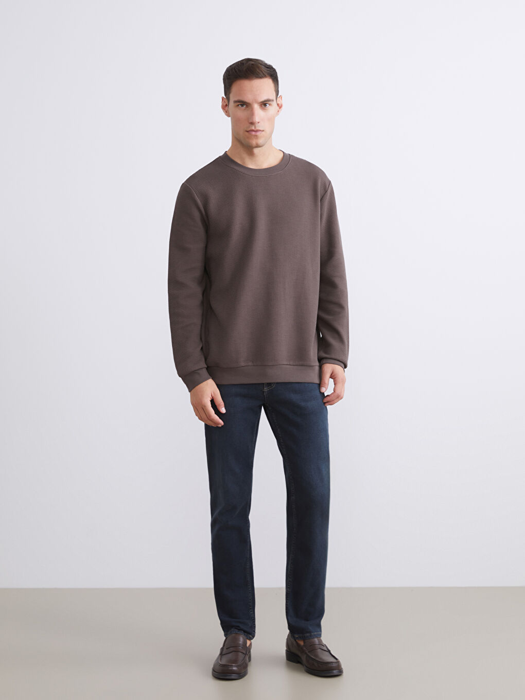 Crew Neck Men's Sweatshirt-2