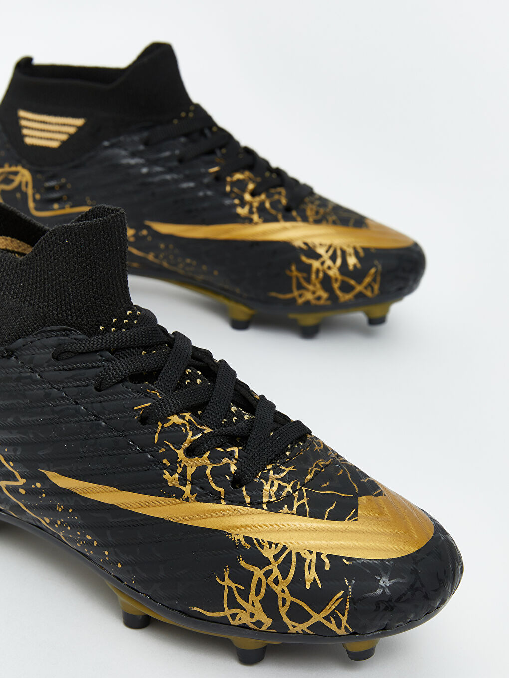 Siyah Bağcıklı Erkek Çocuk Krampon-2