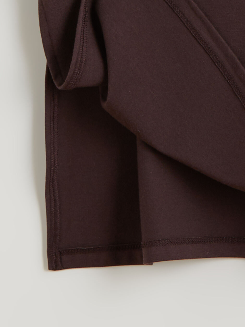 Kahverengi Polo Yaka A Kesim Modal Karışımlı Elbise-5