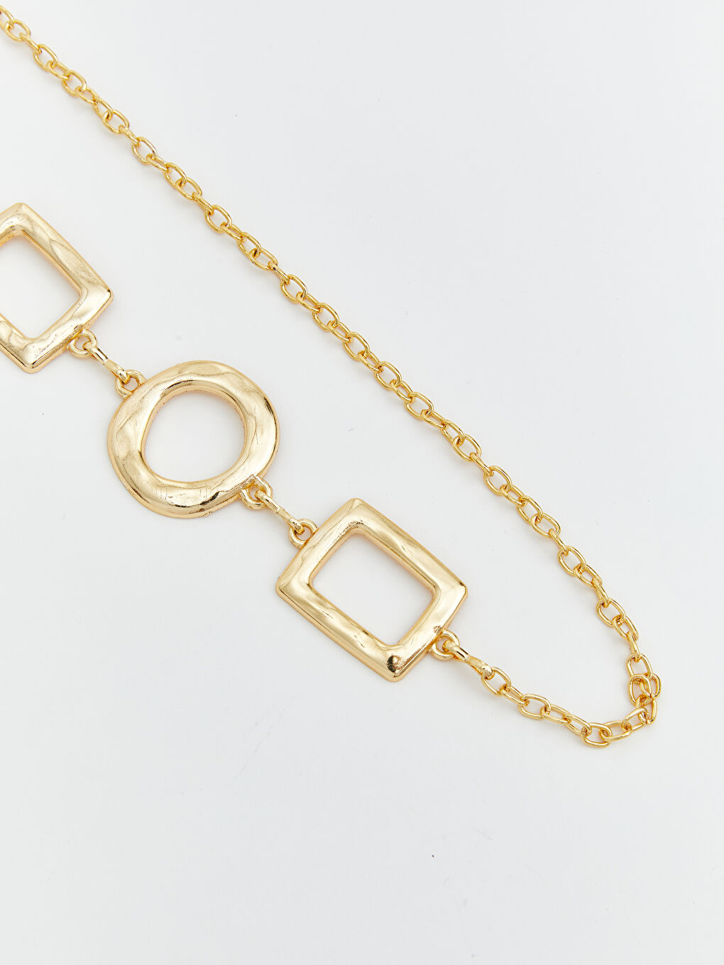 Sarı Zincir Detaylı Kadın Kemer-1