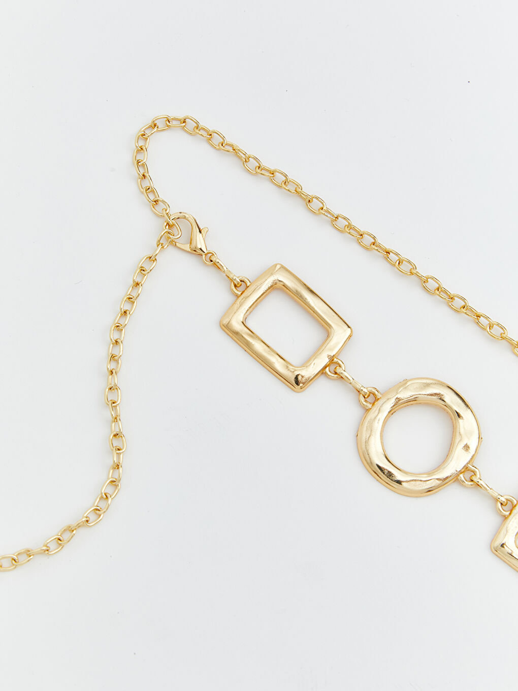 Sarı Zincir Detaylı Kadın Kemer-2