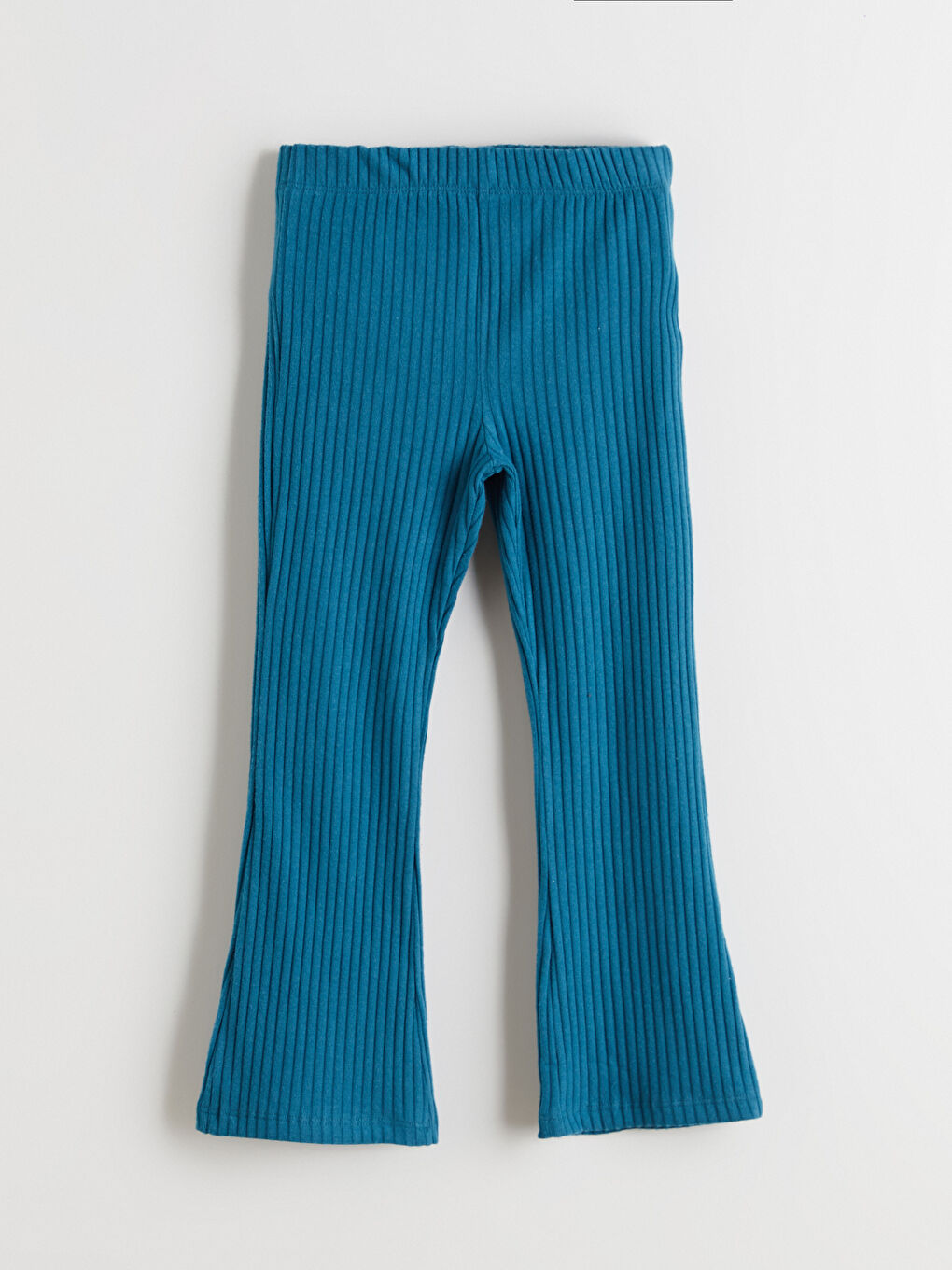 Petrol Kurdele ve Fırfırlı Kız Çocuk Bluz ve Tayt-4