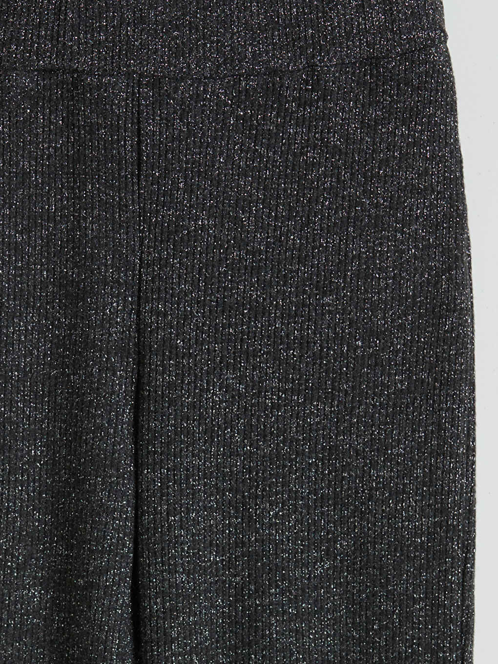 Antrasit Beli Lastikli Kadın Pantolon-5