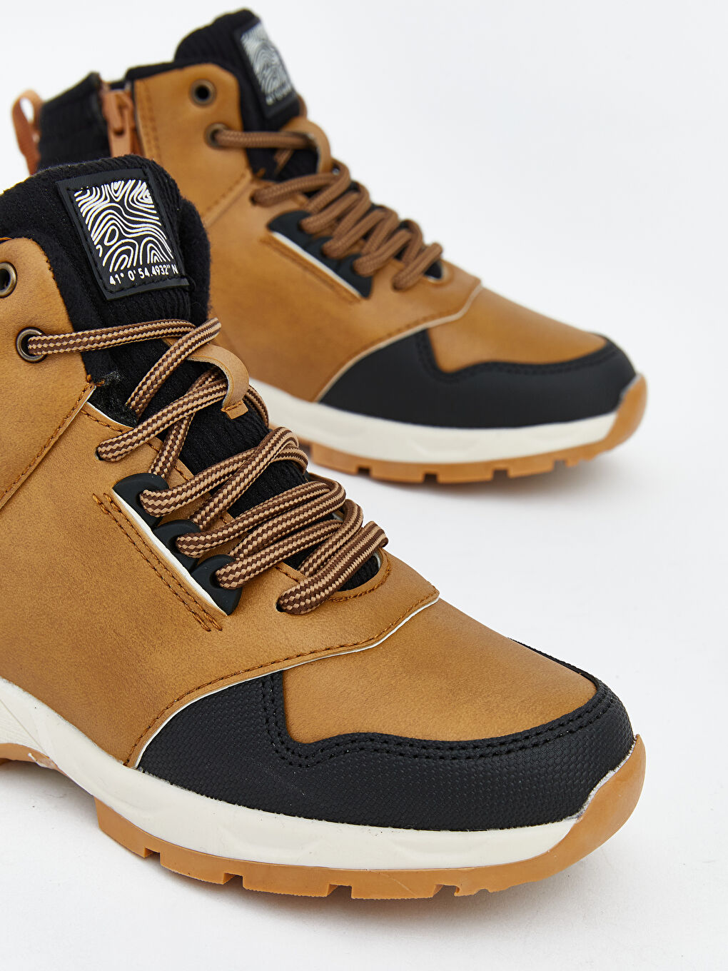 Kahverengi Bağcıklı Erkek Çocuk Trekking Bot-2