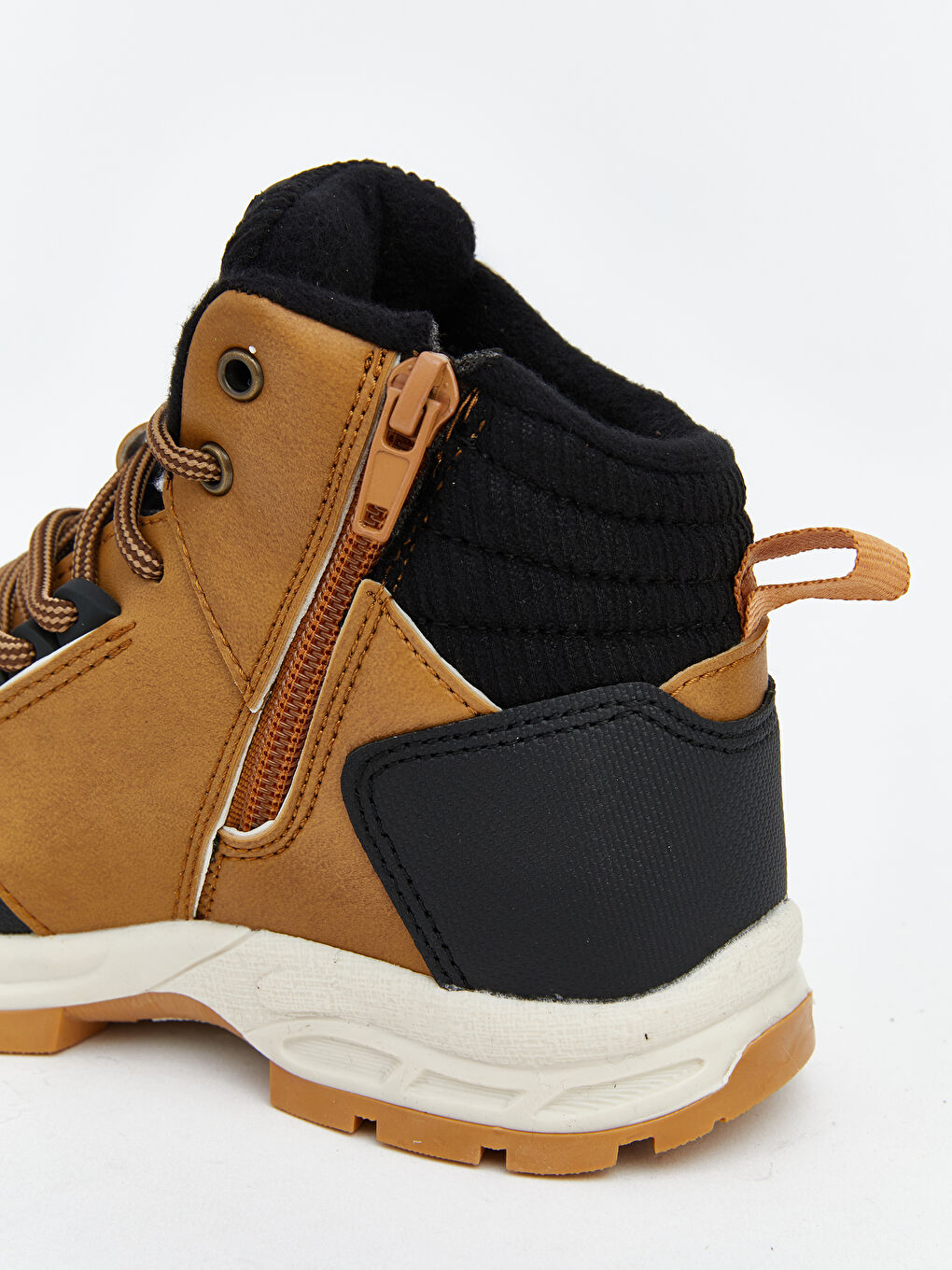 Kahverengi Bağcıklı Erkek Çocuk Trekking Bot-5