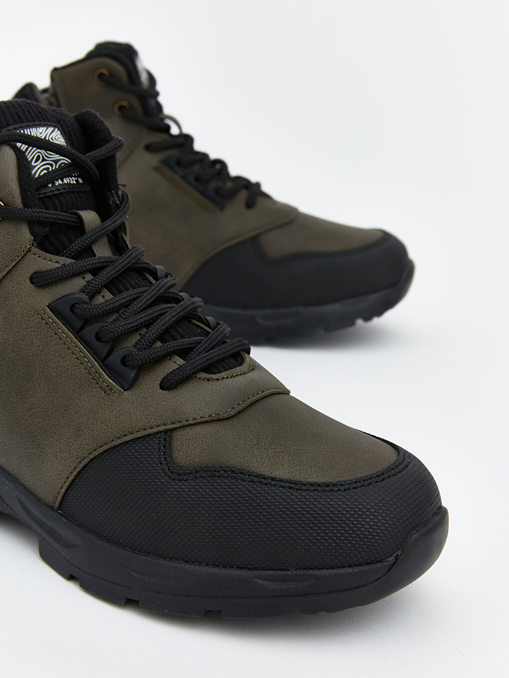 Haki Bağcıklı Erkek Çocuk Trekking Bot-2