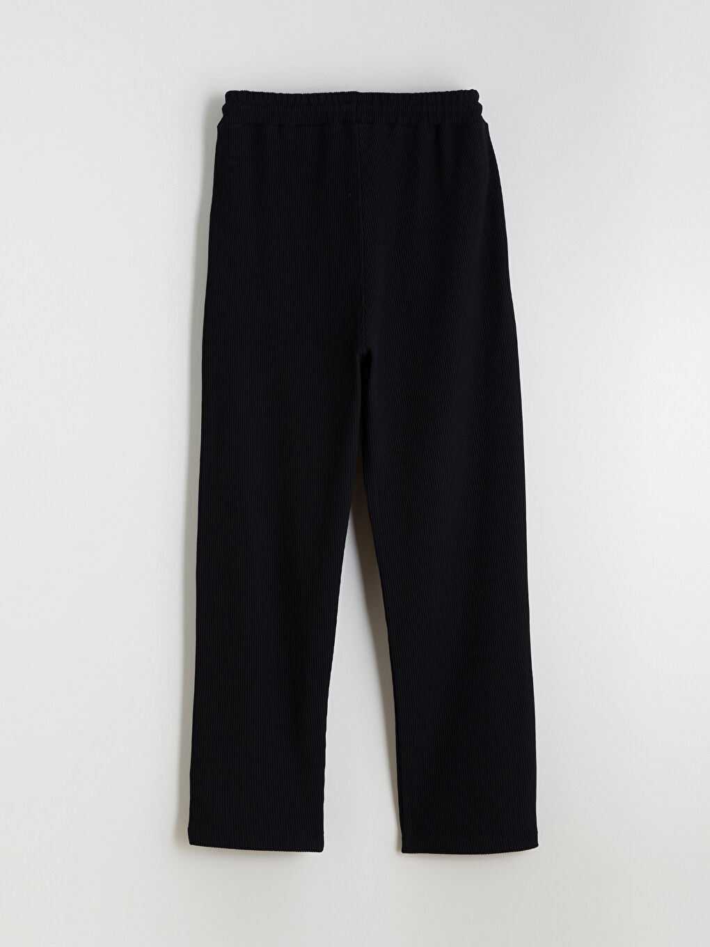 Siyah Rahat Kalıp Erkek Eşofman Altı-5