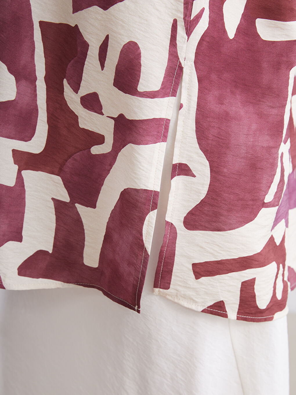 تونيك قميص نسائي منقوش-2