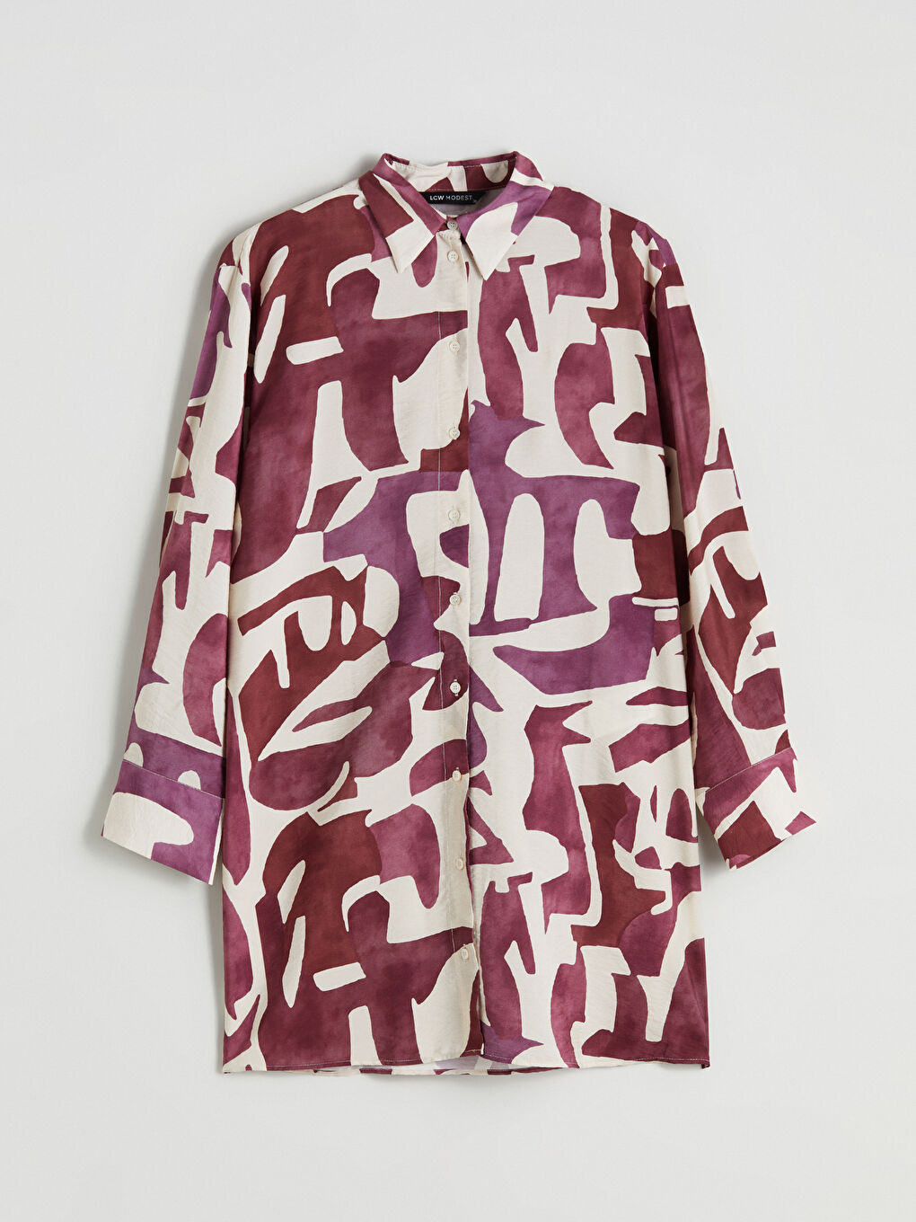 تونيك قميص نسائي منقوش-5