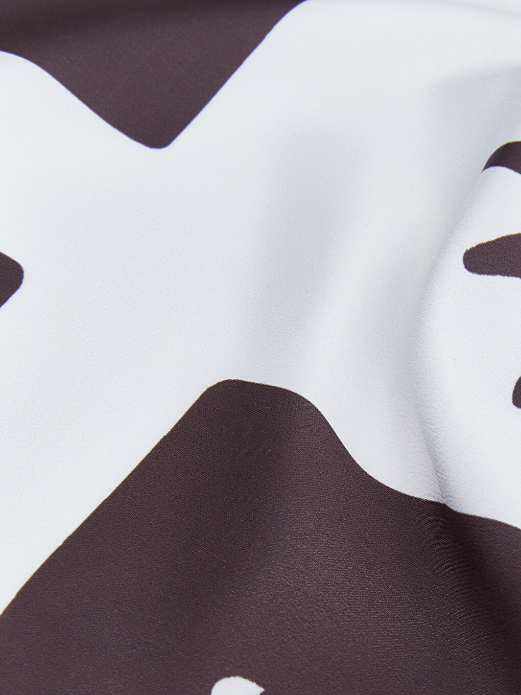 Kahverengi Desenli Kadın Şal-3