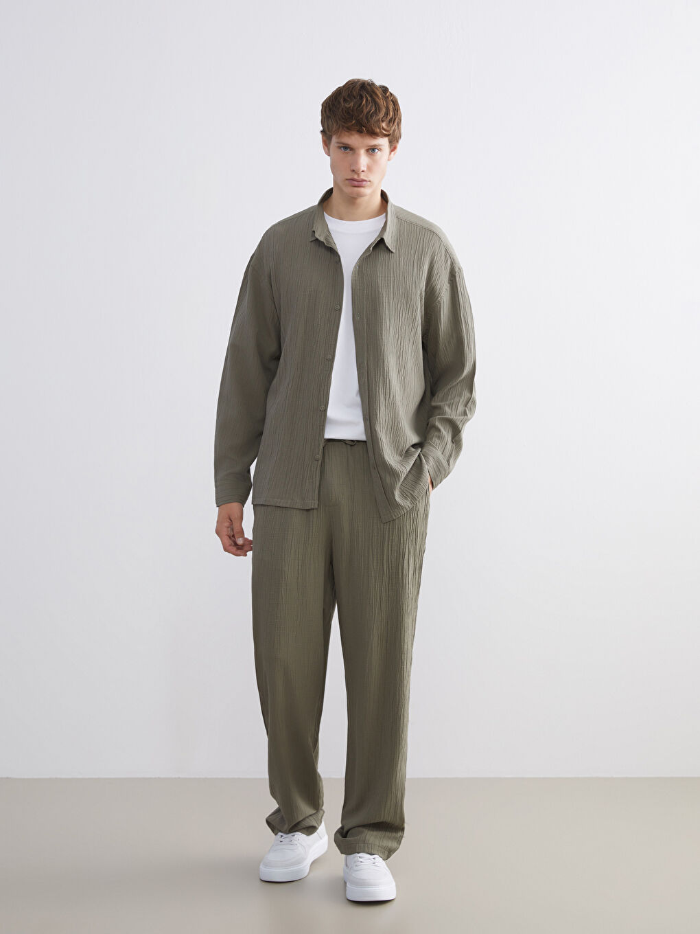 Man KHAKI Shirt-1