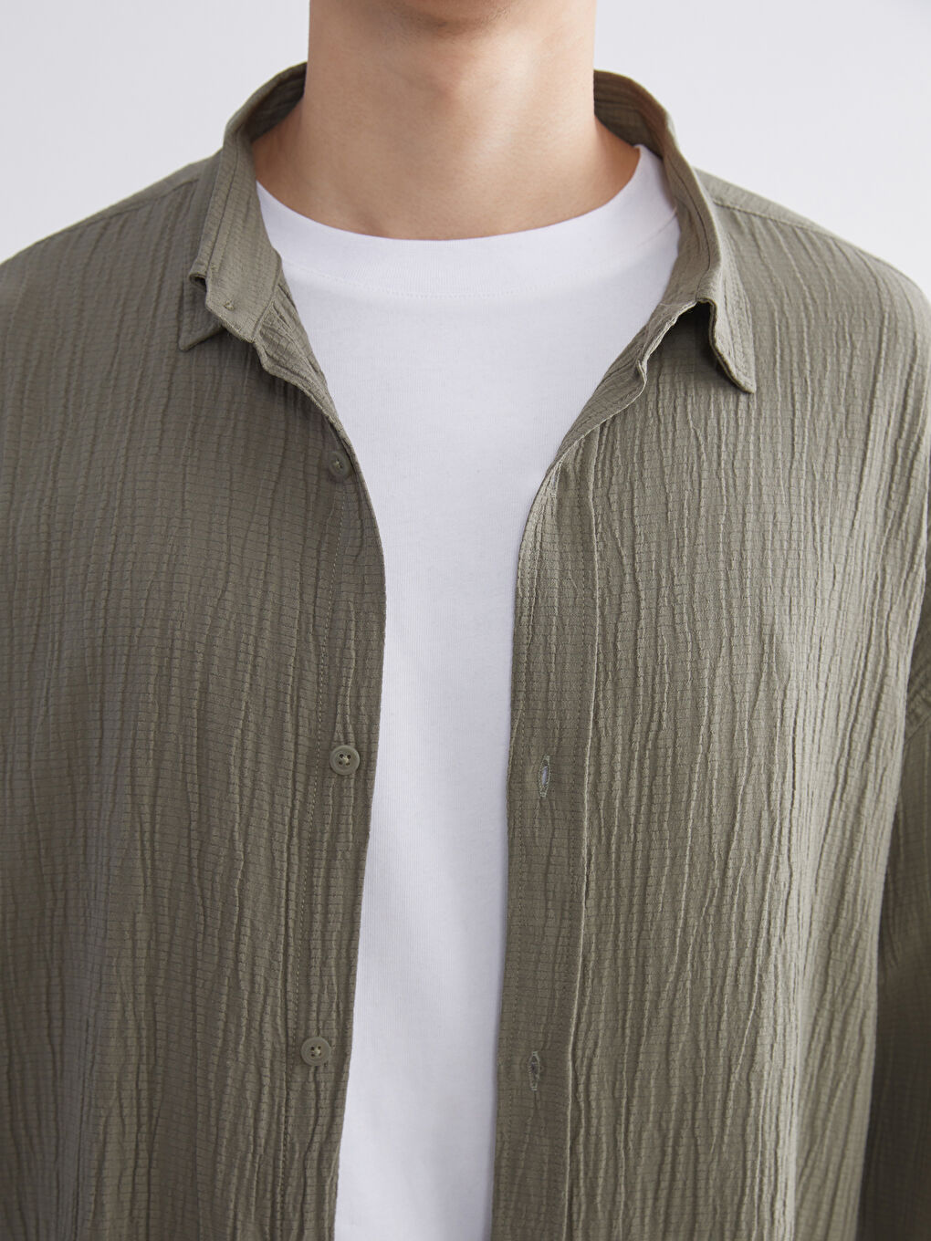 Man KHAKI Shirt-2