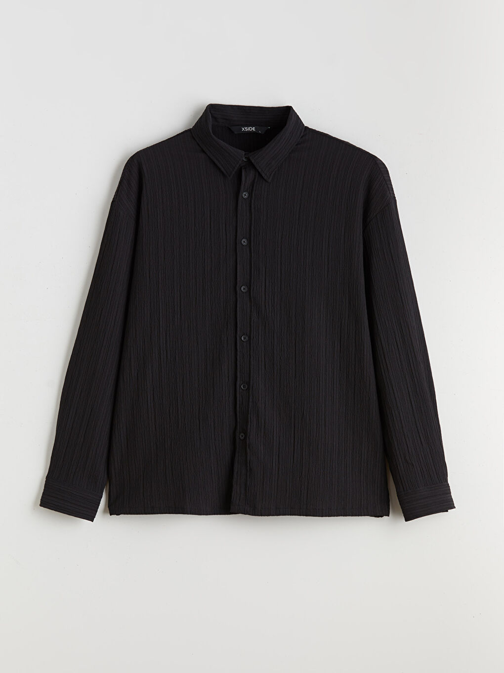 Relaxed Fit Textured Men's Shirt-4