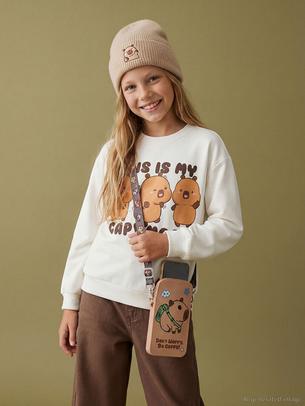 Animal Figured Boys' Phone Lanyard