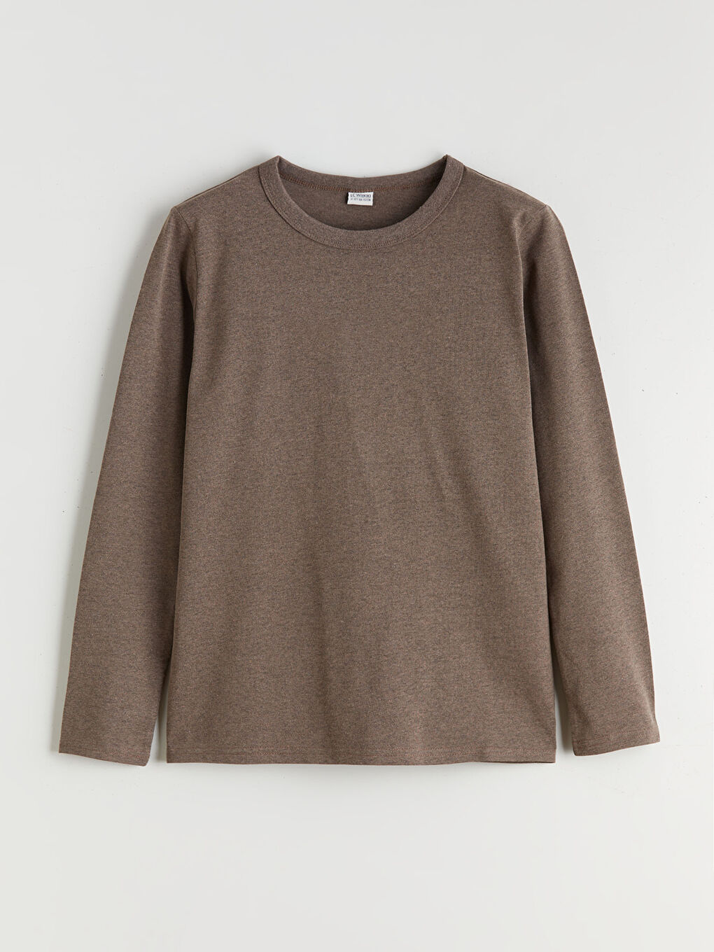 Kahverengi Bisiklet Yaka Erkek Çocuk Tişört-2