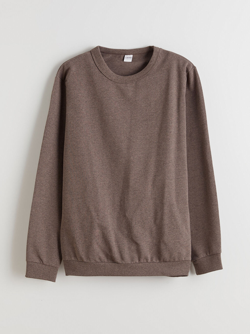 Kahverengi Bisiklet Yaka Erkek Çocuk Sweatshirt-2