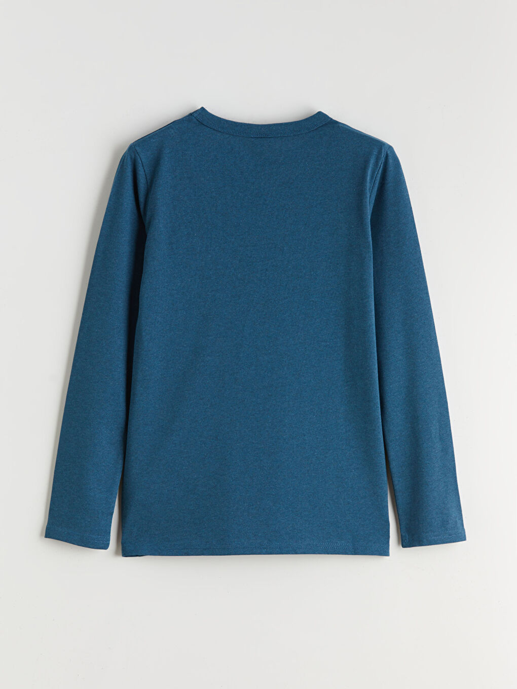 Petrol Bisiklet Yaka Erkek Çocuk Tişört-3