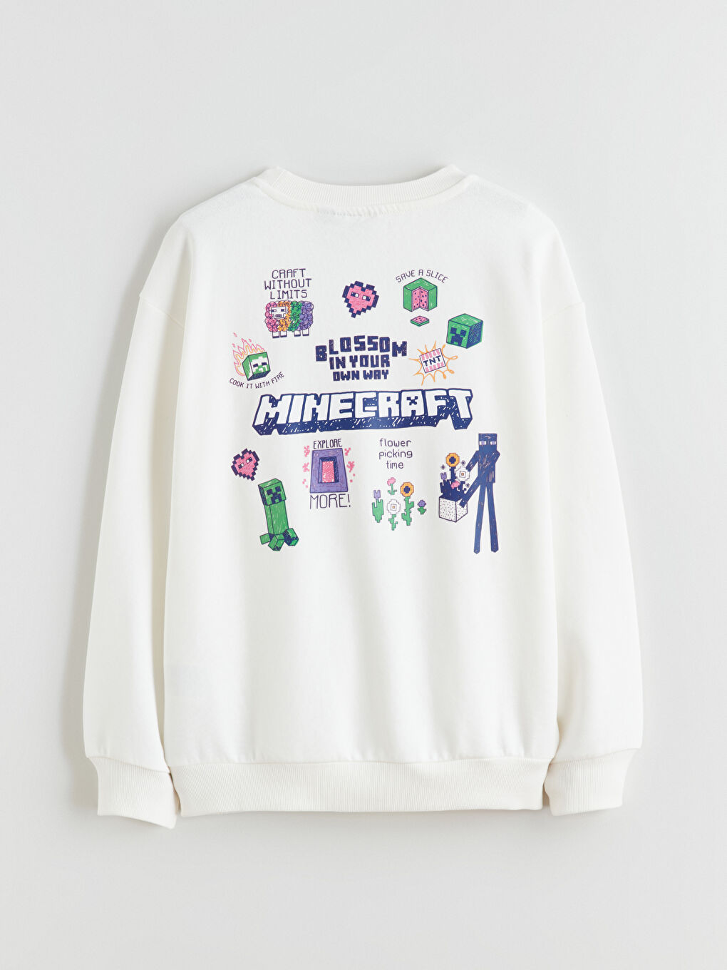 Girl WHITE Sweatshirt-3