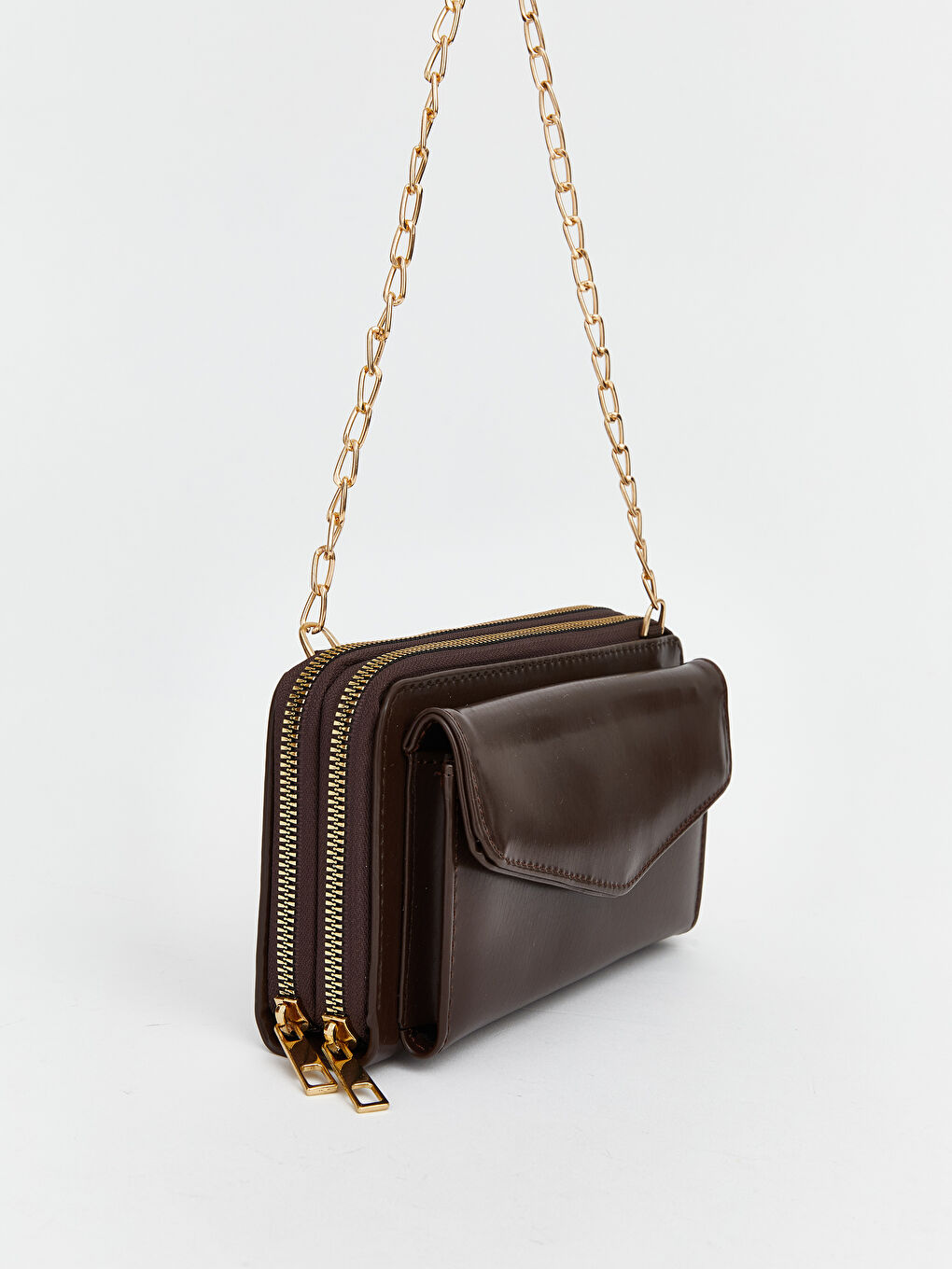 حقيبة كتف بني امرأة-1