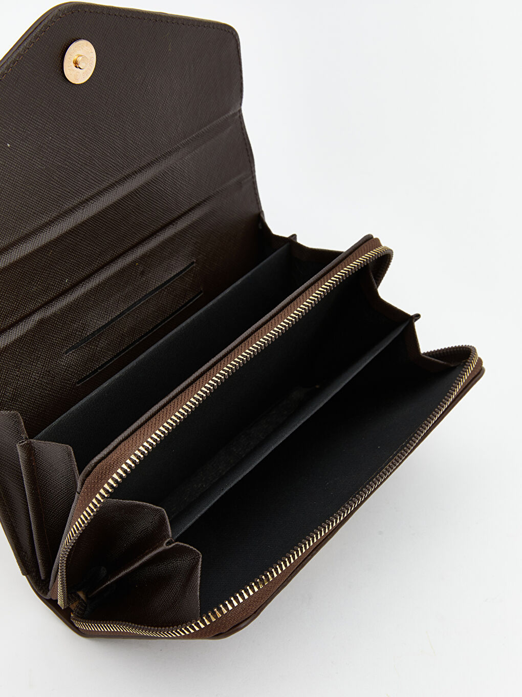 Kahverengi Deri Görünümlü Kadın Omuz Çantası-2