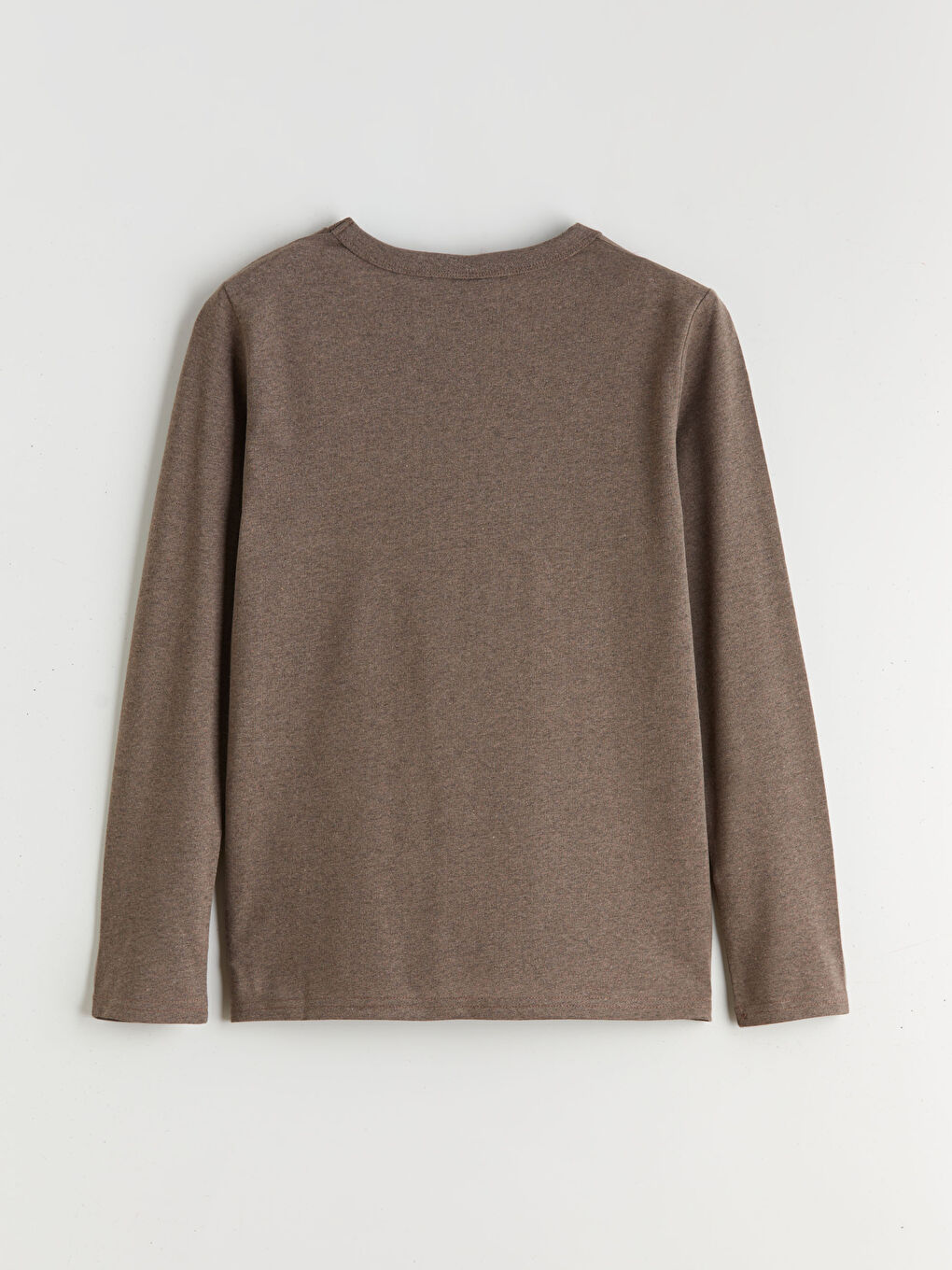 Kahverengi Bisiklet Yaka Erkek Çocuk Tişört-3