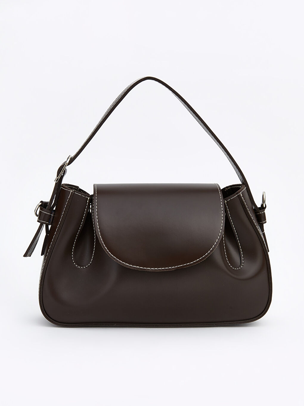 Kahverengi Çıkarılabilir Askılı Kadın Omuz Çantası