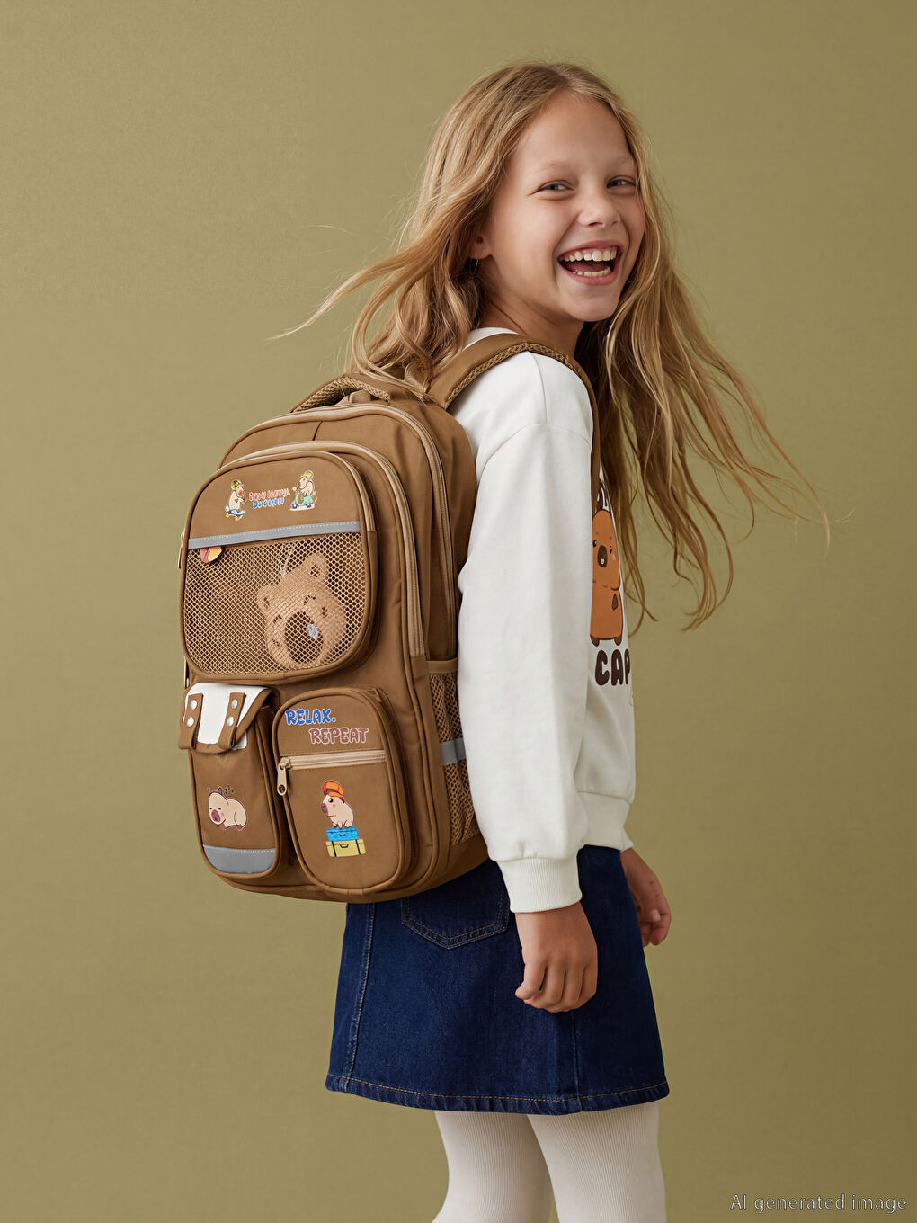 Animal Figured Boys' Backpack