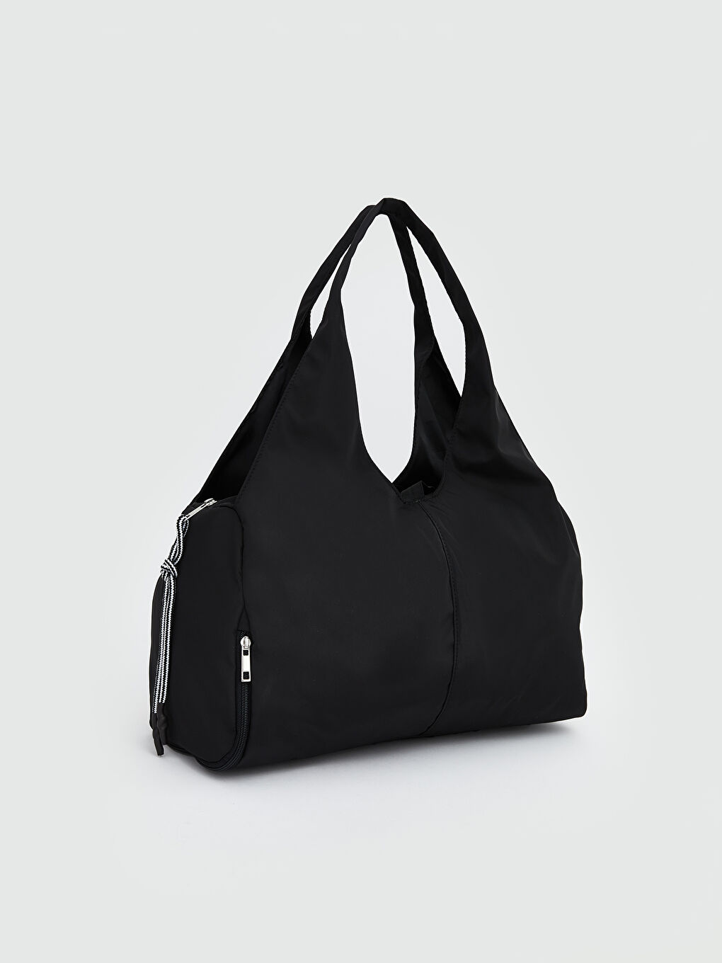 Siyah Çok Bölmeli Kadın Kol Çantası-1