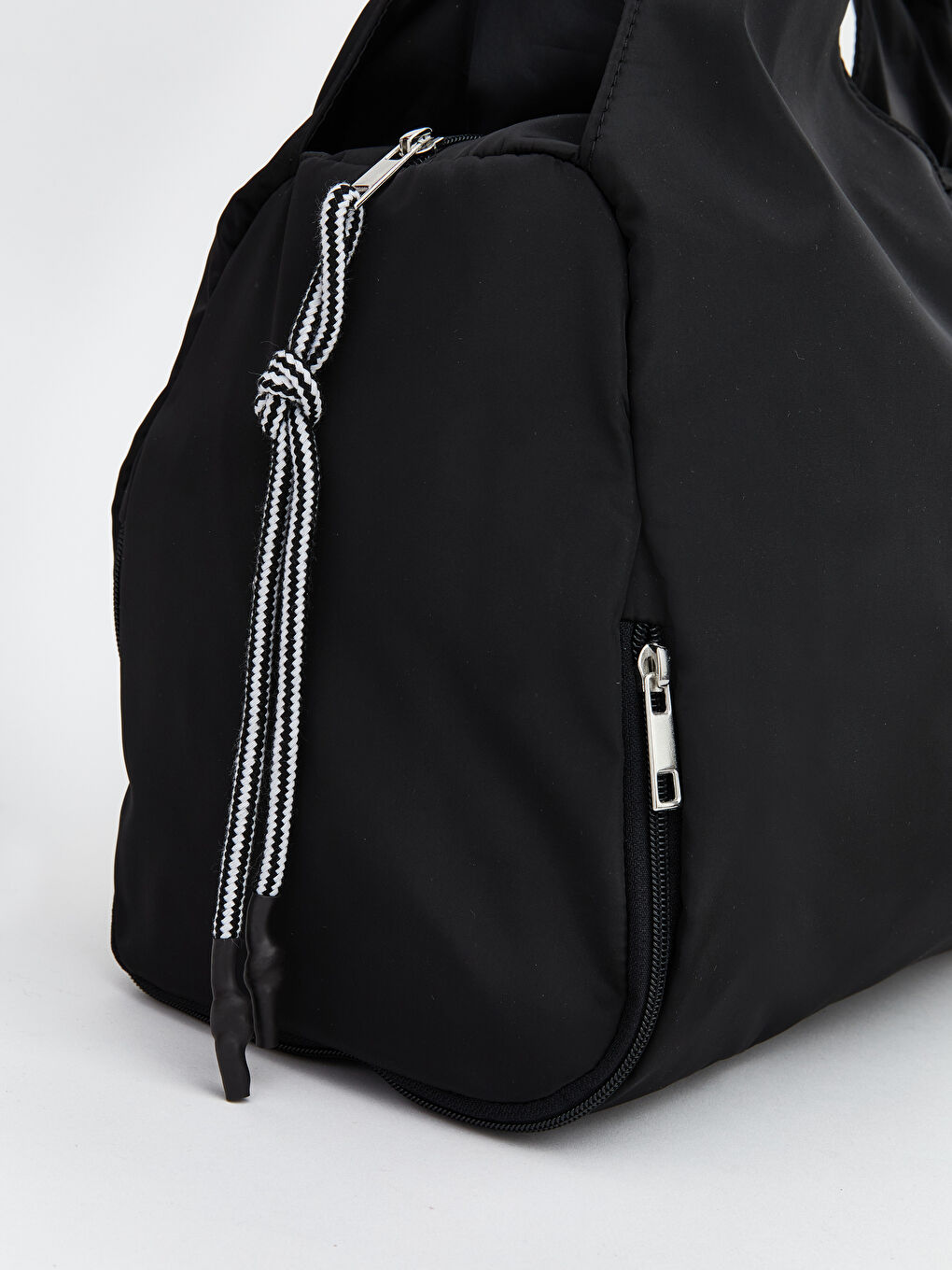 Siyah Çok Bölmeli Kadın Kol Çantası-2