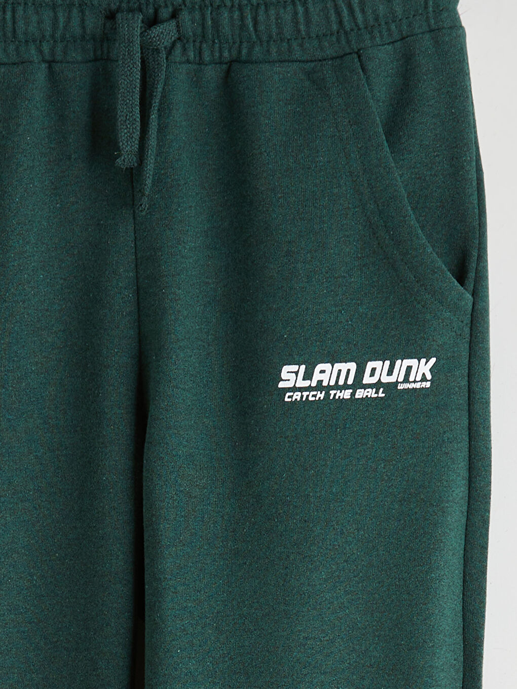 Yeşil Beli Lastikli Erkek Çocuk Jogger Eşofman Altı-3