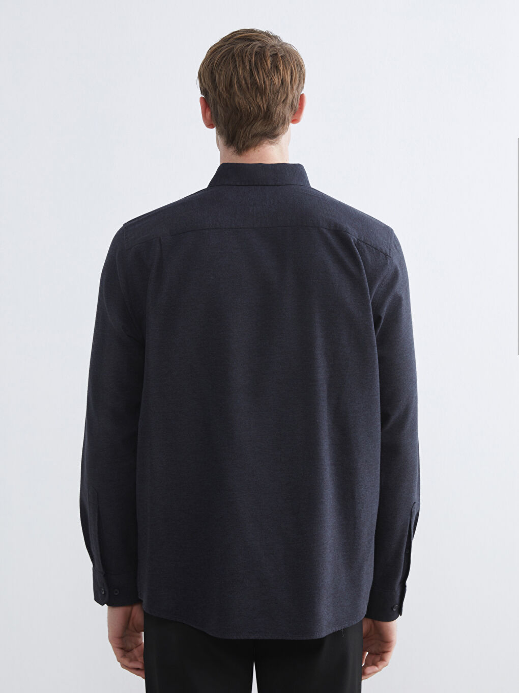 Regular Fit Long Sleeve Men's Lumberjack Shirt-3