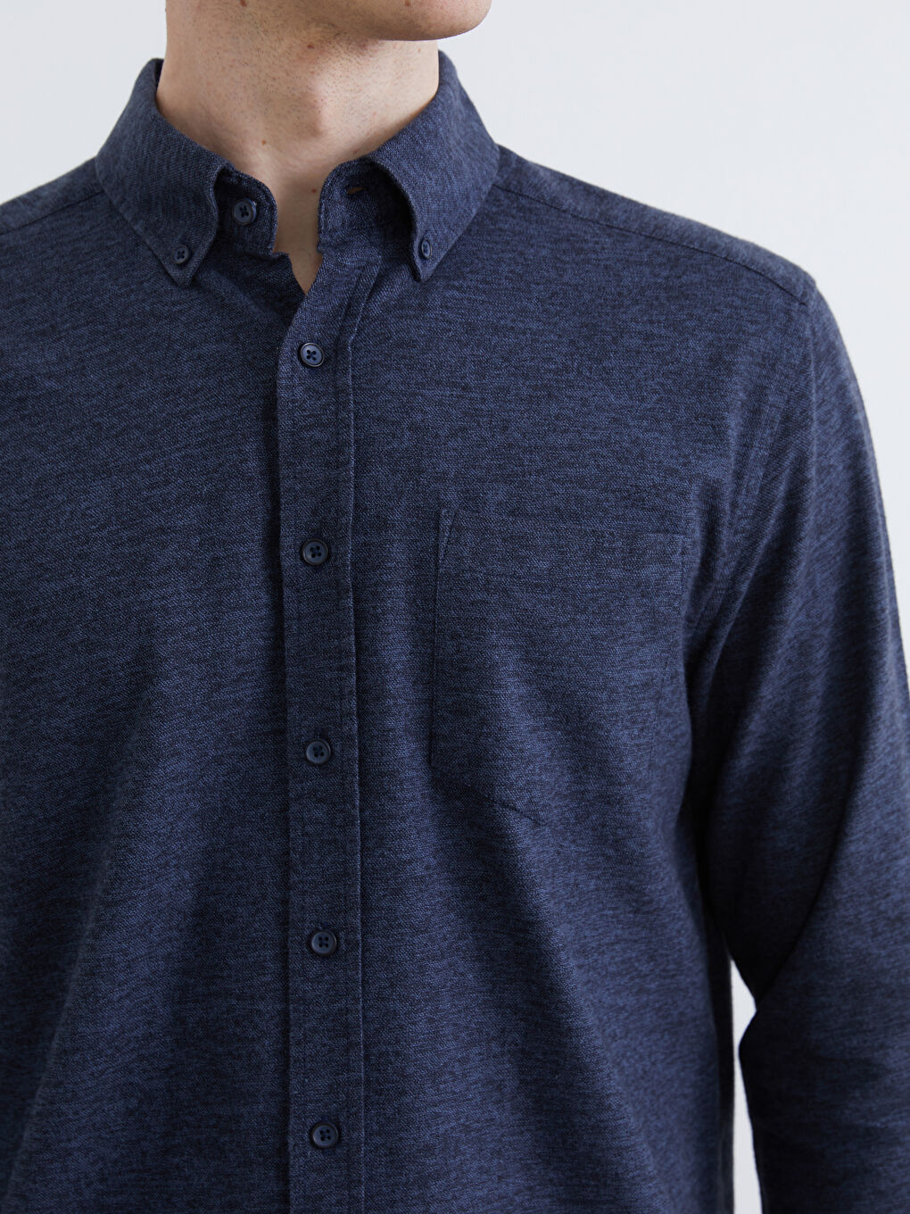 Regular Fit Long Sleeve Men's Lumberjack Shirt-2