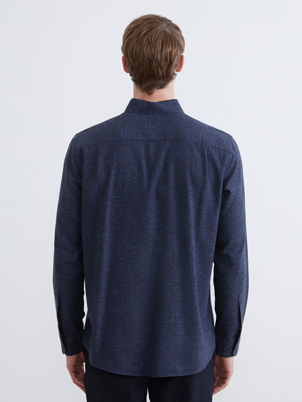 Regular Fit Long Sleeve Men's Lumberjack Shirt-3