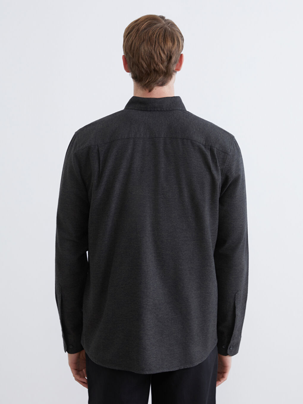 Regular Fit Long Sleeve Men's Lumberjack Shirt-3