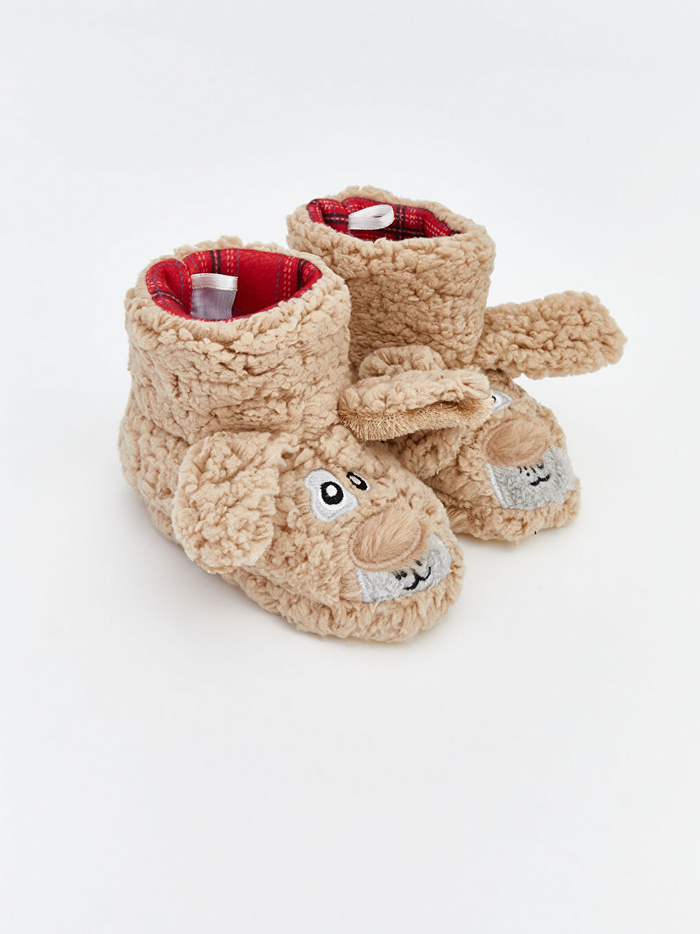 Dog Figured Plush Boys' Home Boot