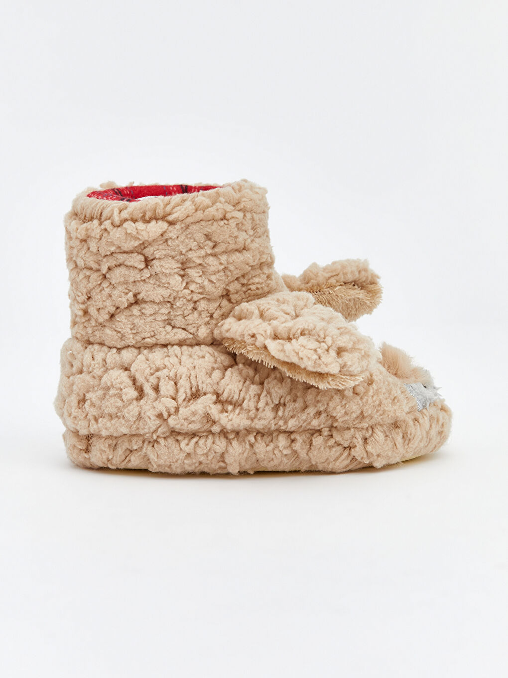 Dog Figured Plush Boys' Home Boot-1