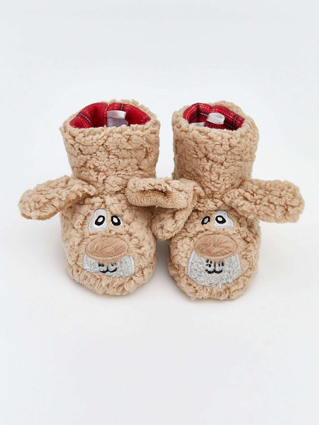 Dog Figured Plush Boys' Home Boot-2