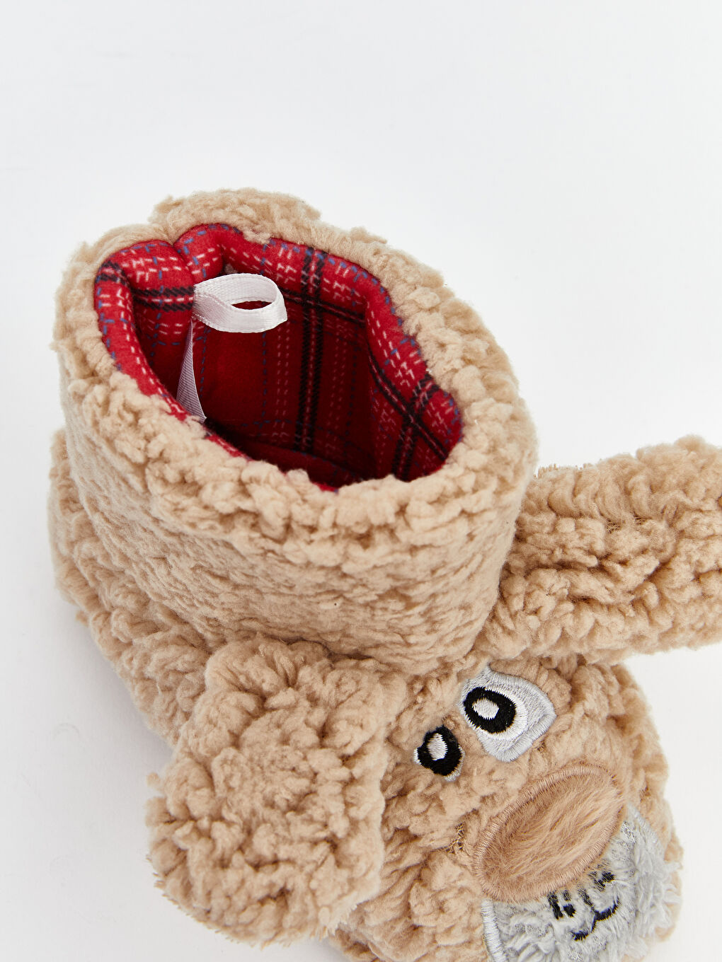 Dog Figured Plush Boys' Home Boot-5