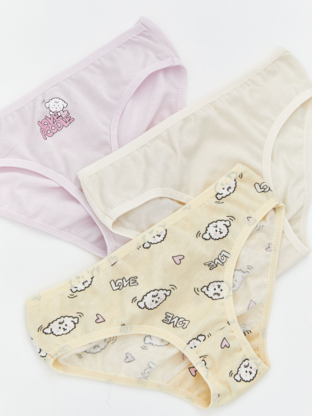 Printed Girl's Panties 3 pcs-1
